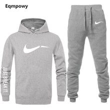 Load image into Gallery viewer, Men's Tracksuit 2 sets of new fashion jacket sportswear men's sweatpants hoodies spring and autumn men's brand hoodies pants