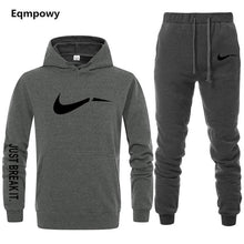 Load image into Gallery viewer, Men's Tracksuit 2 sets of new fashion jacket sportswear men's sweatpants hoodies spring and autumn men's brand hoodies pants